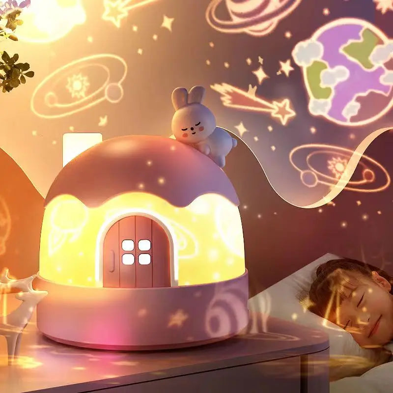 lampara de proyector luz LED para niños ideal para el cuarto