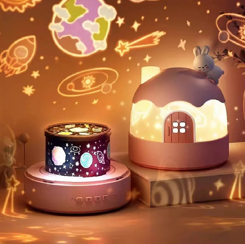 lampara de proyector luz LED para niños ideal para el cuarto